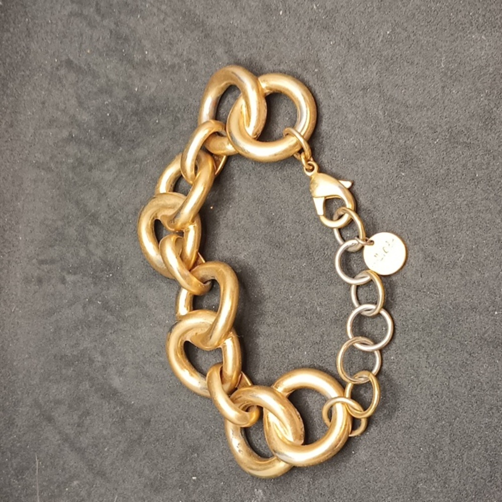Gold tone Stella and Dot chain bracelet